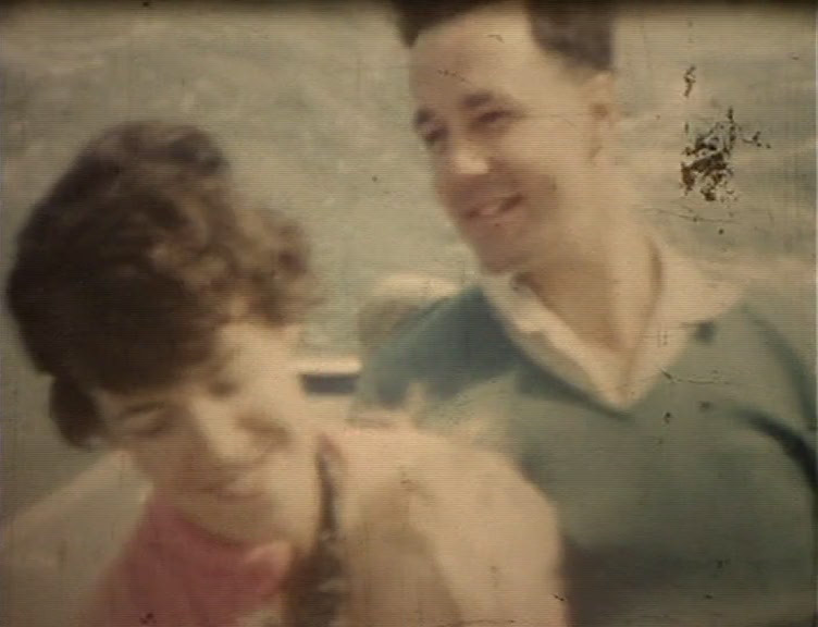 Picture of young couple on holiday in Ireland in the early 1960s